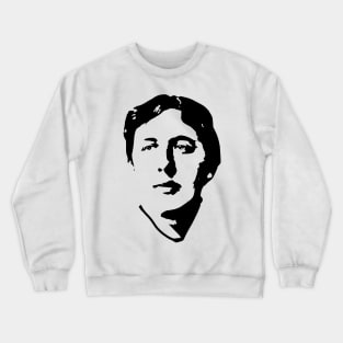 Oscar Wilde Black On White Crewneck Sweatshirt